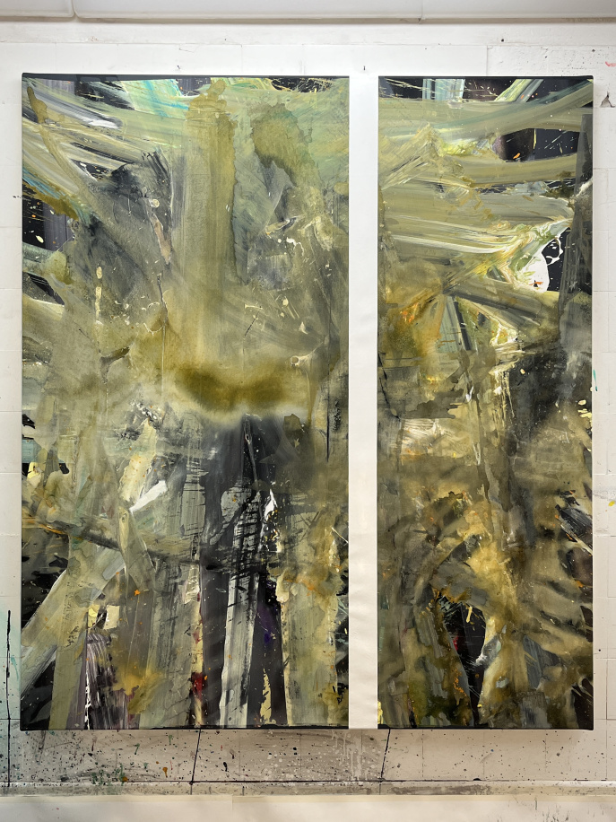 "two paintings with a white stripe between them" 10. 21. 2024 - 1