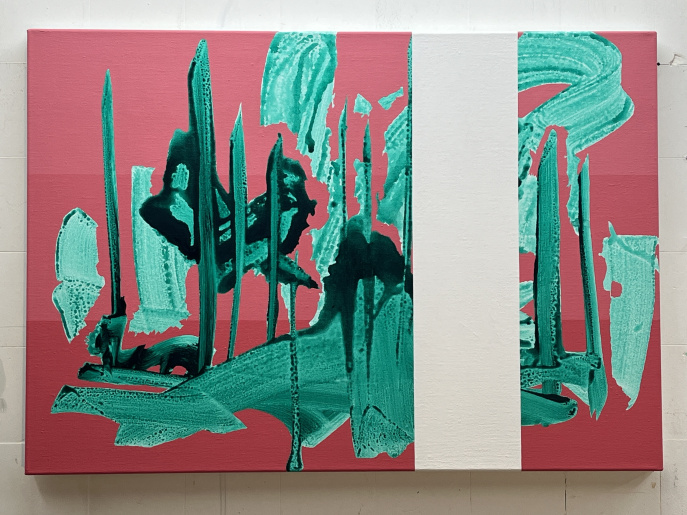 "death island" (freely adapted from böcklin) 2025 - 2