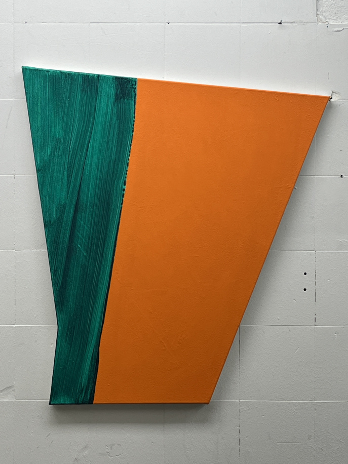 untitled, painting studies on irregular surfaces, 2020 to 2025 - 4